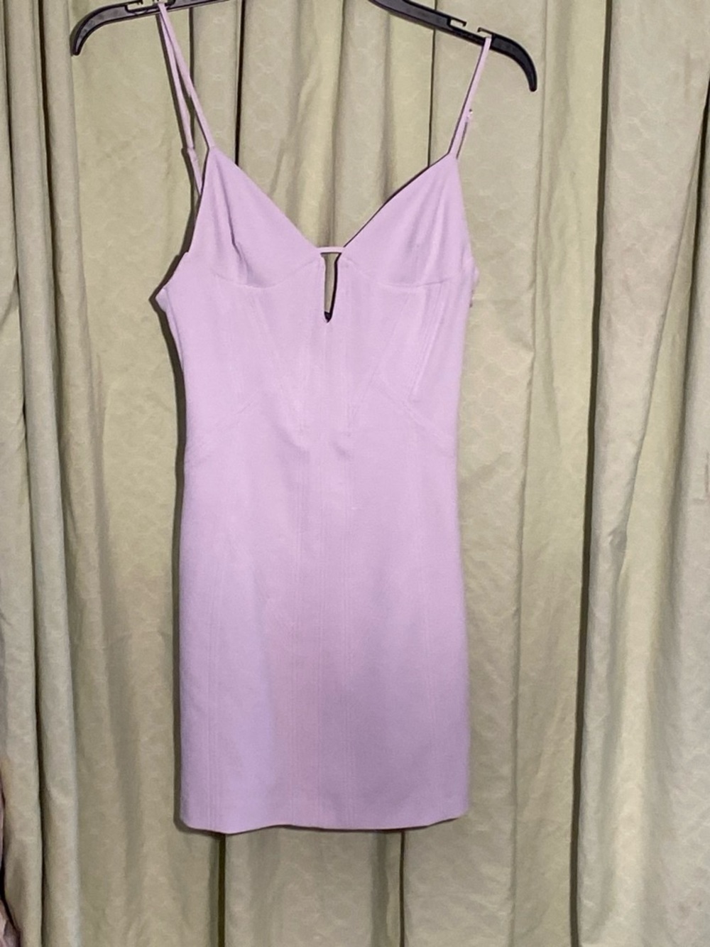 Lilac Spaghetti Strap Mini Dress